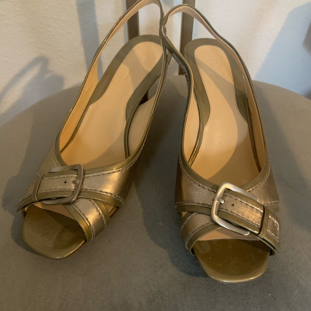Cole Haan Peep Toe Heels